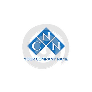CNN letter logo design on WHITE background. CNN creative initials letter logo concept photo