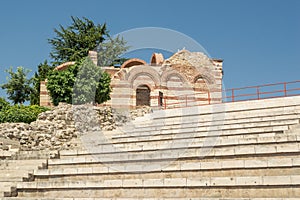 Cnurch of Saint Aliturgetos in Nesebar - historical town, Bulgaria, Europe