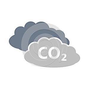 CO 2 Cloud Icon