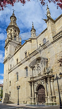 Co-cathedral of Santa Maria de la Redonda of LogroÃÂ±o, Spain. photo