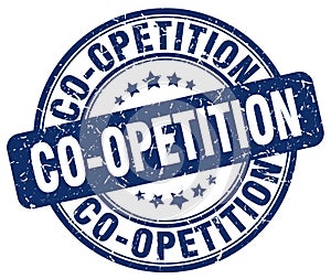 co-opetition blue stamp