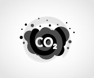 CO2 Emission Dark Cloud Pollution