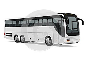 Coach Bus Isolated