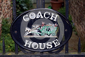 Coach house sign