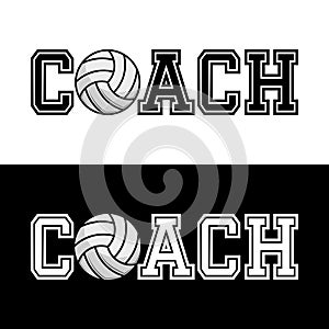 Coach T-shirt Typography, Vector Illustration