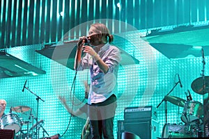 Radiohead in concert at Coachella