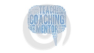 Coaching Animated Word Cloud