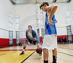 Coaching Basketball Sport Athlete Exercise Game Concept
