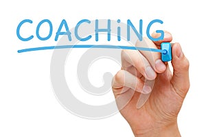 Coaching Blue Marker