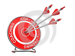 Coaching. Business Background. photo