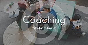 Coaching Educating Instructor Management Concept