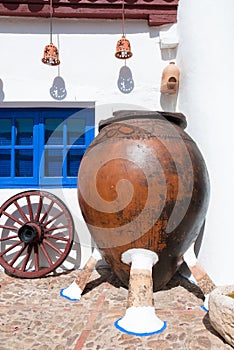 A coaching in La Mancha, Spain.