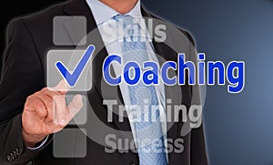 Coaching - Manager with touchscreen button