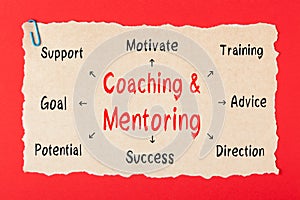 Coaching and Mentoring Diagram