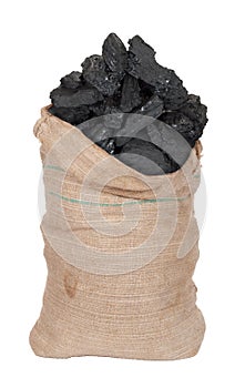 Coal in big sack