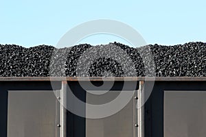 Coal in boxcar