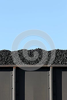 Coal in boxcar