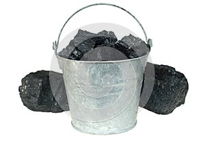 Coal in bucket