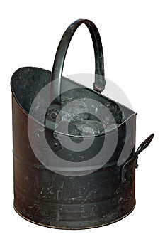 Coal Bucket Worn and Scratched