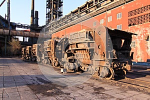 Coal carreier of a disused steelmaking plant