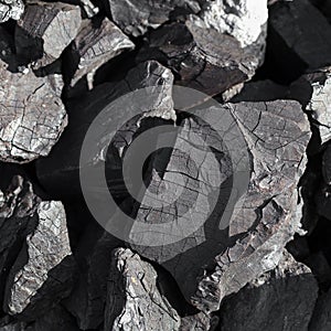 Coal in coalmine