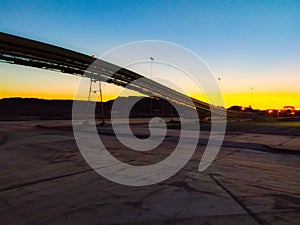 Coal Conveyor belts in Thermoelectric Plant photo