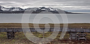 A Coal Conveyor Near Barentsburg (The Arctic) photo