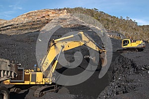 Coal excavating