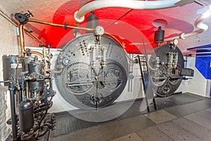 Coal-fired boilers, Tower Bridge, London, England