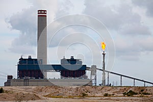 Coal fired electric power plant