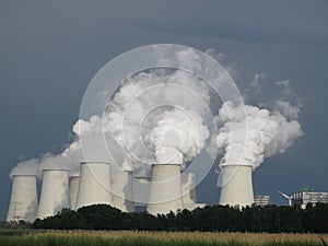 Coal-fired power plant, climate change