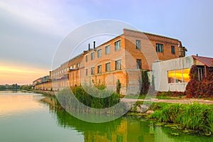 Coal fired power plant on River