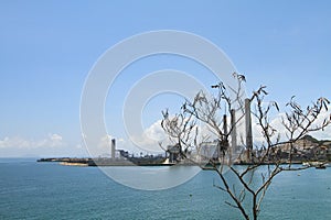 the Coal fired power station in Lamma Island, hk 10 May 2011