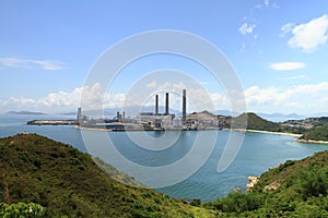 the Coal fired power station in Lamma Island, hk10 May 2011
