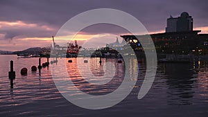 Coal Harbor Dawn, Convention Center, Vancouver