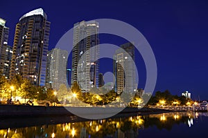 Coal Harbor Twilight, Vancouver