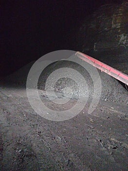 Coal highwall nightshift
