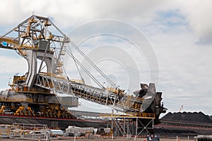 Coal loader in Newcastle Australia