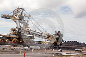 Coal loader in Newcastle Australia