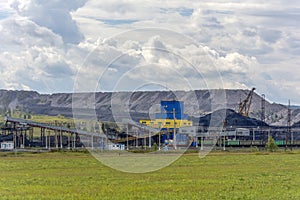 Coal loading at a coal mine