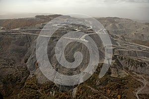 A coal mine, Appalachia, America