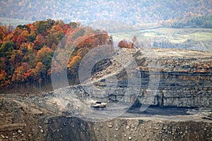 A coal mine, Appalachia, America