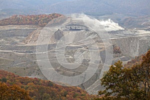 A coal mine, Appalachia, America photo