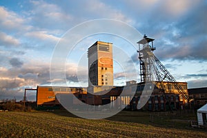 Coal mine at dawn