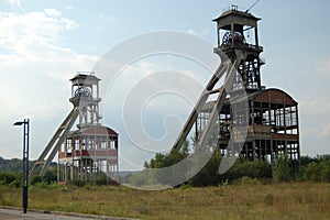 The coal mine in Eisden, Belgium. Faded glory