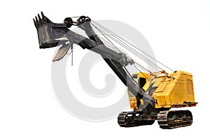 Coal mine excavator vechicle