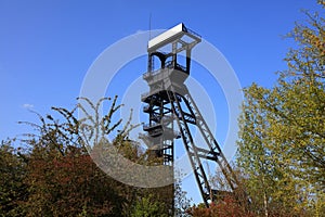 Coal mine headframe in Germany photo