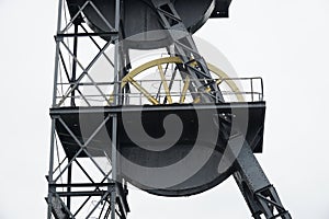 Coal mine shaft - elevator - Nowa Ruda, Poland