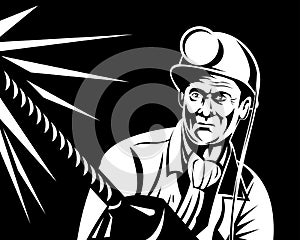 Coal Miner with drill