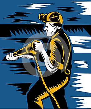 Coal miner with pneumatic drill